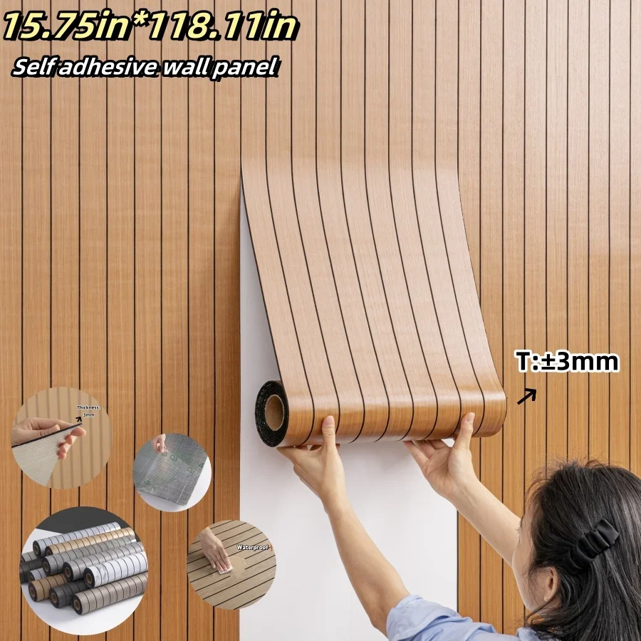 1 Roll Self-adhesive Wall Panel Sxp Foam Stickers Peel and Stick 3d Wall Sticker Easy to Diy Suitable for Ceiling, Living Room
1 Roll Self-adhesive Wall Panel Sxp Foam Stickers Peel and Stick 3d Wall Sticker Easy to Diy Suitable for Ceiling, Living Room