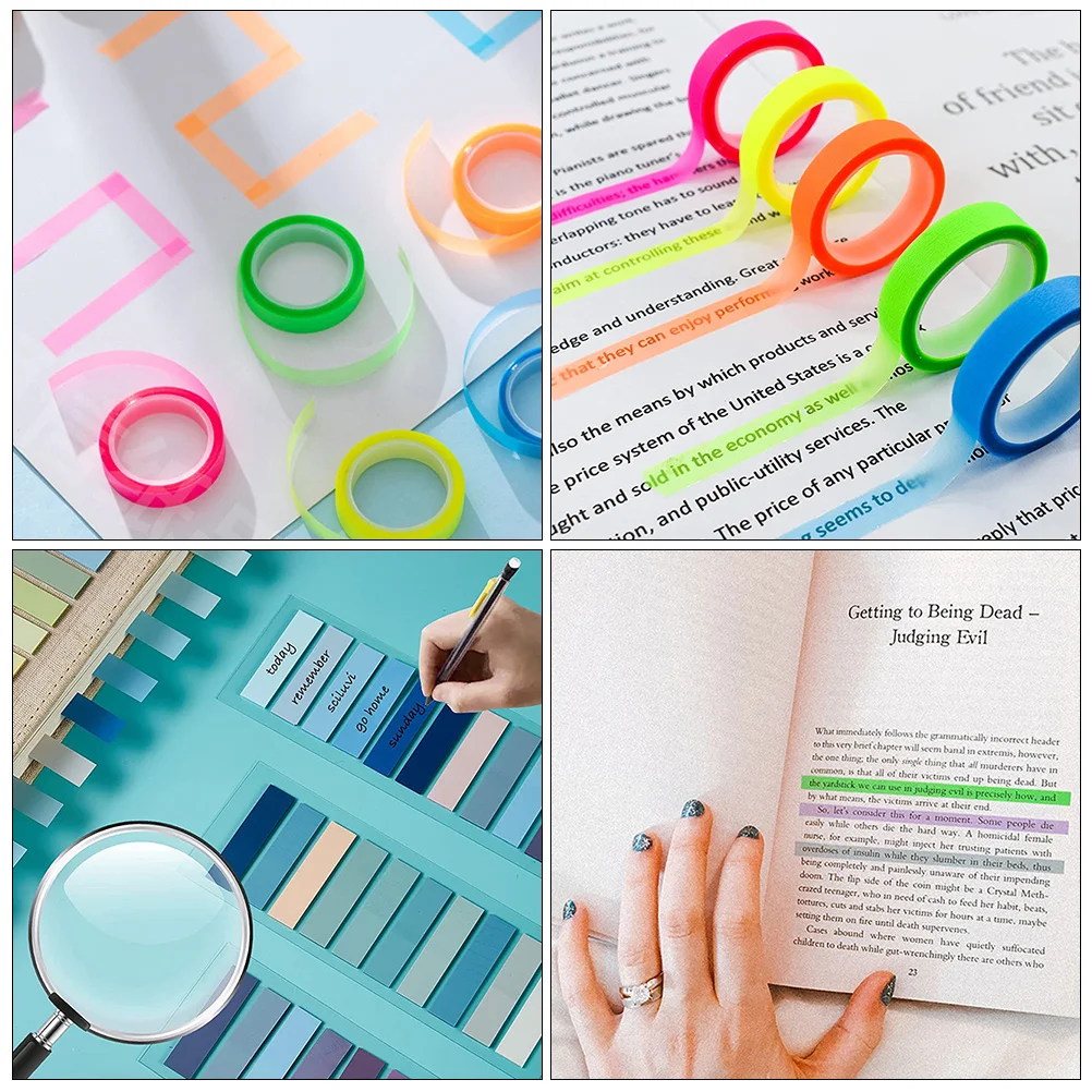 1 set 1 Set Light Weight Easy Carry Home Office Use Highlight File Notes Multi-Function Sticky Tabs Household Book Accessories
1 set 1 Set Light Weight Easy Carry Home Office Use Highlight File Notes Multi-Function Sticky Tabs Household Book Accessories