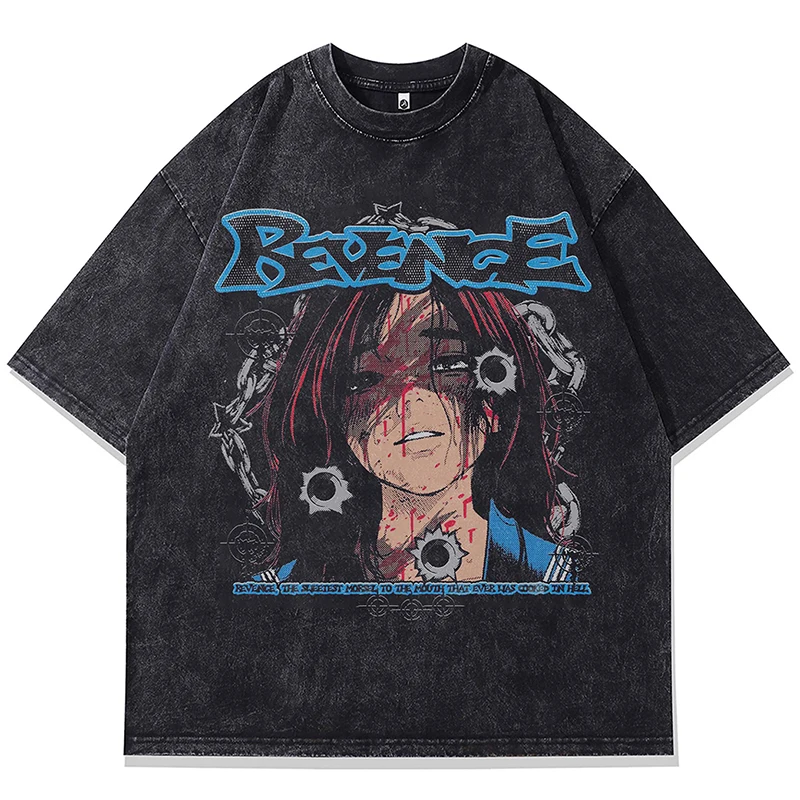 Summer Men Washed Tshirts Hip Hop Japanese Anime Cartoon Girl Graphic T-Shirt Streetwear Harajuku Vintage Casual Cotton Top Tees
Summer Men Washed Tshirts Hip Hop Japanese Anime Cartoon Girl Graphic T-Shirt Streetwear Harajuku Vintage Casual Cotton Top Tees