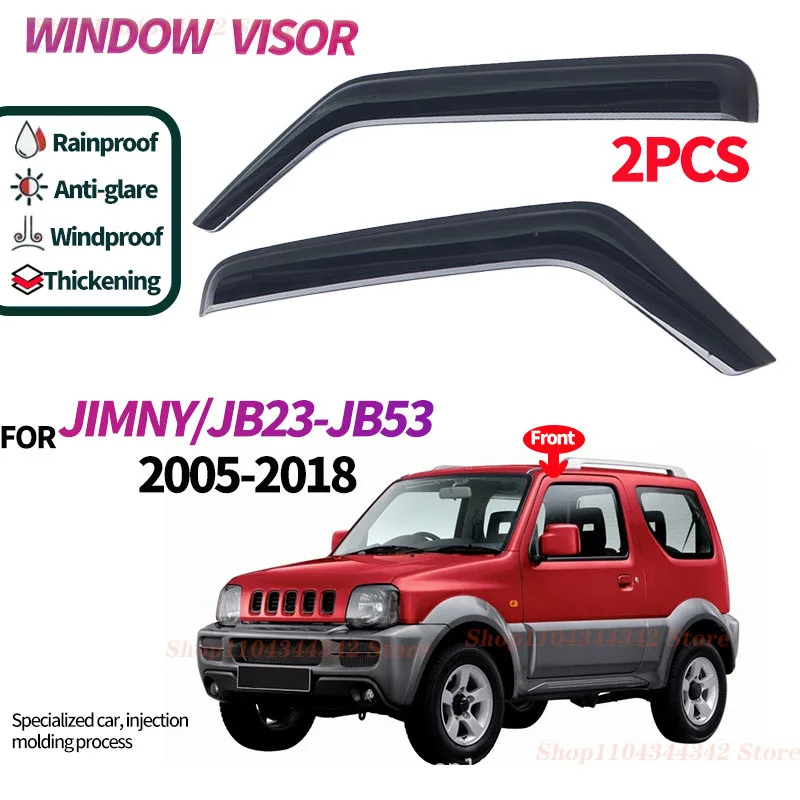For JIMMY JB23-JB53 2005-2018 Window visors Rainwater prevention; Covering the sunlight; Anti fog; Snow prevention
For JIMMY JB23-JB53 2005-2018 Window visors Rainwater prevention; Covering the sunlight; Anti fog; Snow prevention