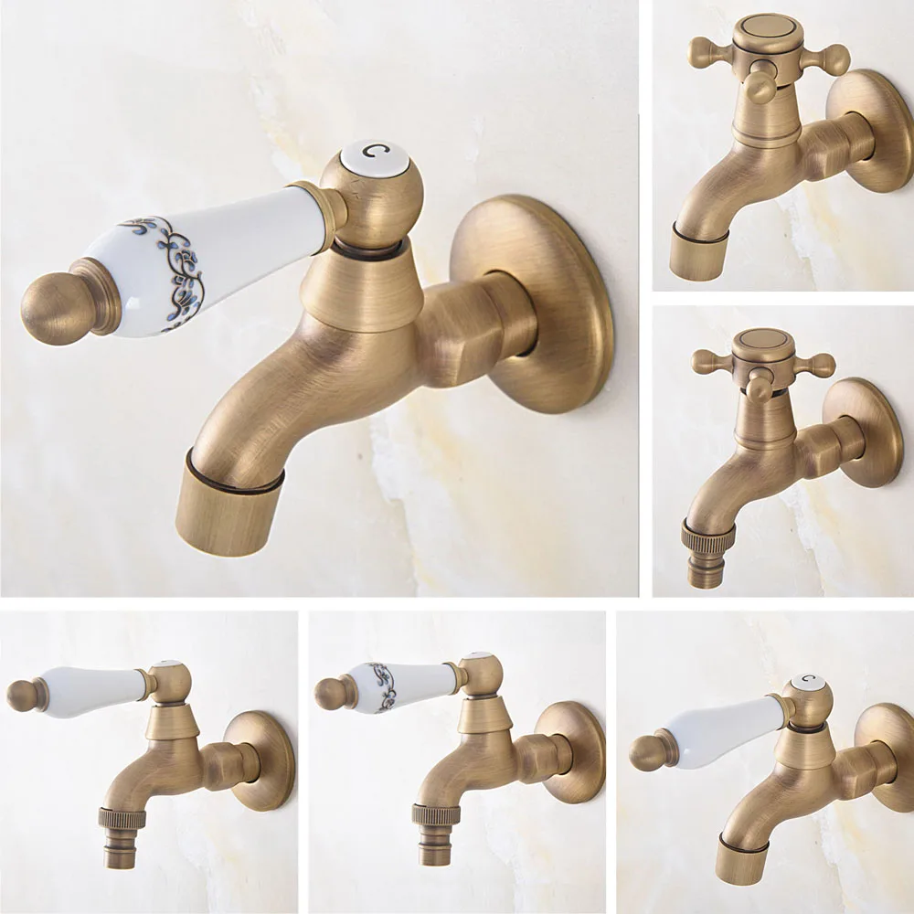 Antique Brass One Handle Kitchen faucet wall mounted Laundry bathroom Mop Water Tap Garden Washing Machine Faucet azh303
Antique Brass One Handle Kitchen faucet wall mounted Laundry bathroom Mop Water Tap Garden Washing Machine Faucet azh303