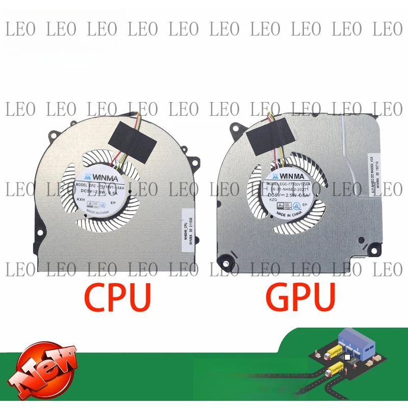 SS Laptop CPU GPU Cooling Fan for Shinelon T3 PRO 6-31-NH5E2-202 EGC-77100V1-0A H
SS Laptop CPU GPU Cooling Fan for Shinelon T3 PRO 6-31-NH5E2-202 EGC-77100V1-0A H
