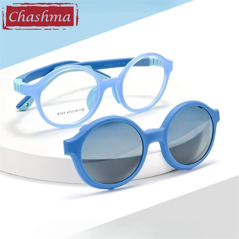Chashma 47mm Prescription Glasses Children Clip On Sun Protection Myopia Rubber Spectacles Kids Eyeglasses for Recipe
Chashma 47mm Prescription Glasses Children Clip On Sun Protection Myopia Rubber Spectacles Kids Eyeglasses for Recipe