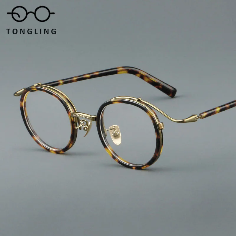 2025 new fashion acetate men frame, retro high-quality women thick metal frame, can be matched with myopia anti-blue lenses
2025 new fashion acetate men frame, retro high-quality women thick metal frame, can be matched with myopia anti-blue lenses