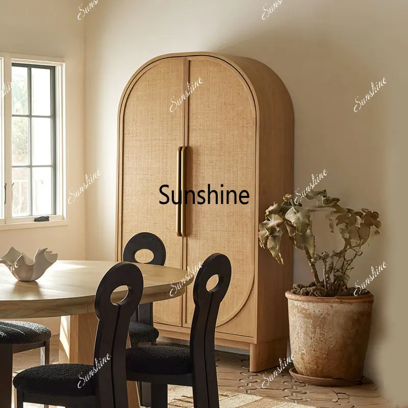 American country solid wood dining side cabinet living room decorative locker
American country solid wood dining side cabinet living room decorative locker