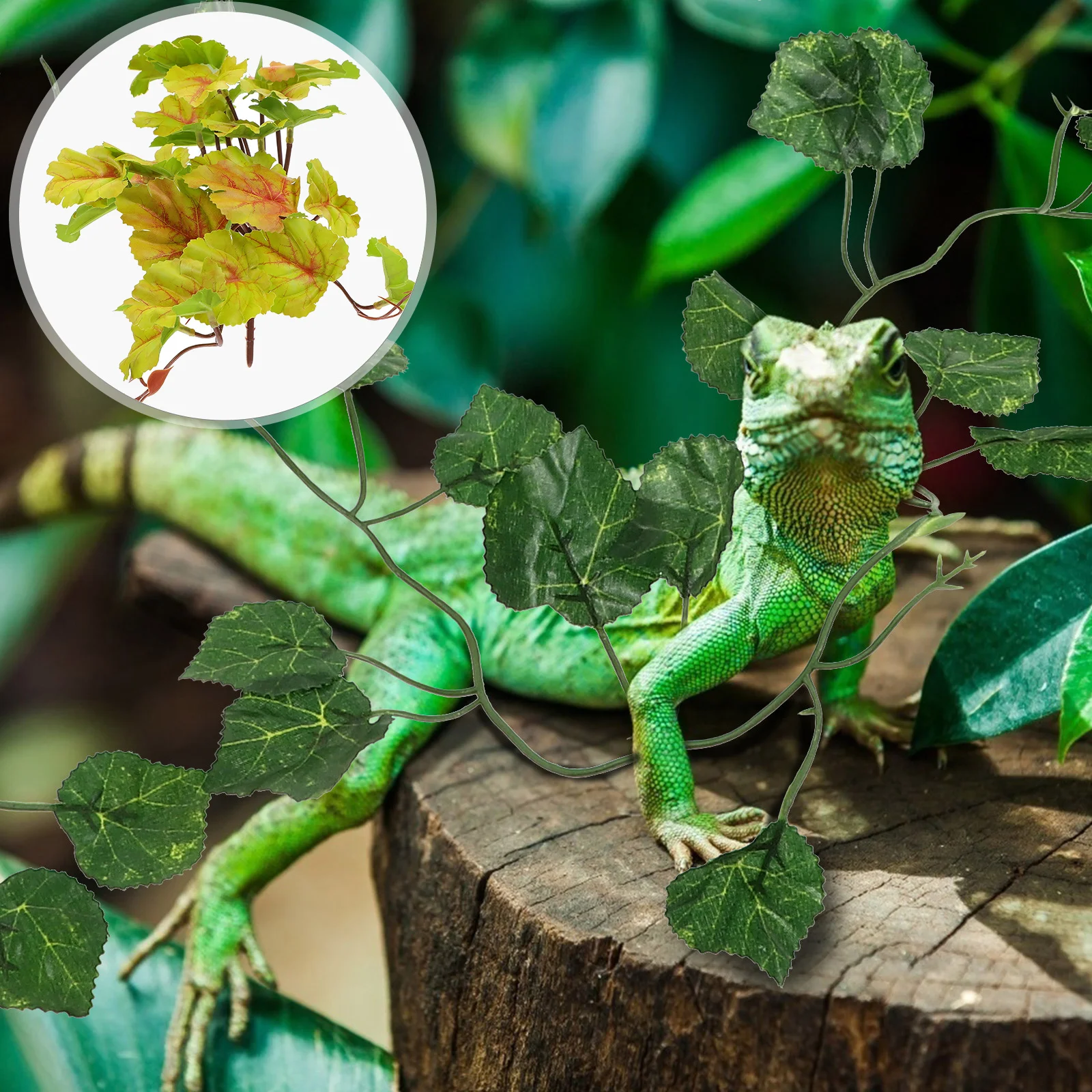 2pcs Simulation Plants Artificial Reptile Decor For Terrarium Landscape Supplies Bearded Dragon Gecko Lizard Hermit Crab Habitat
2pcs Simulation Plants Artificial Reptile Decor For Terrarium Landscape Supplies Bearded Dragon Gecko Lizard Hermit Crab Habitat