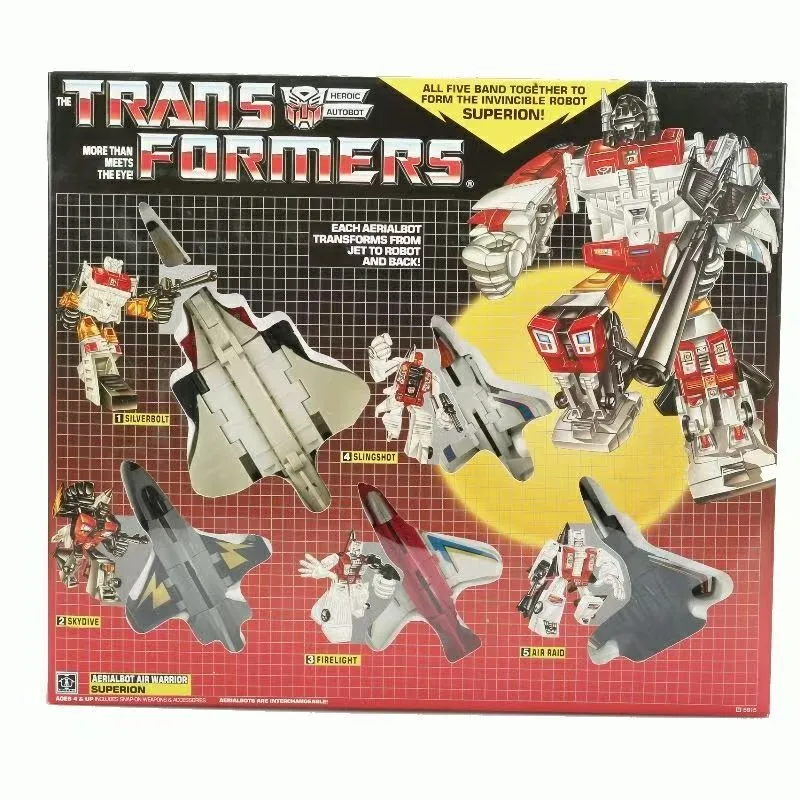 In stock Transformers toys US version G1 84-86 KO Superion Model Robot Collection Action Figure Toy Gift Hobby
In stock Transformers toys US version G1 84-86 KO Superion Model Robot Collection Action Figure Toy Gift Hobby