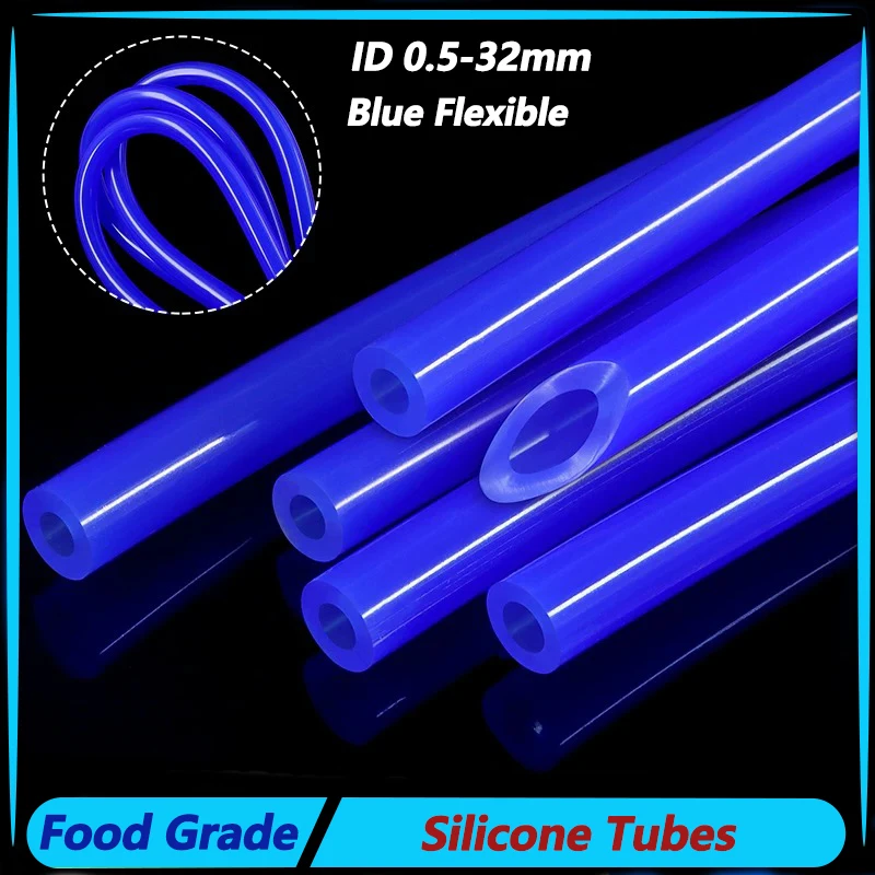 Food Grade Rubber Hose Aquarium Air Irrigation Pipes Water Connector Garden Hoses 1~10M Blue Flexible Silicone Tube ID 0.5-32mm
Food Grade Rubber Hose Aquarium Air Irrigation Pipes Water Connector Garden Hoses 1~10M Blue Flexible Silicone Tube ID 0.5-32mm