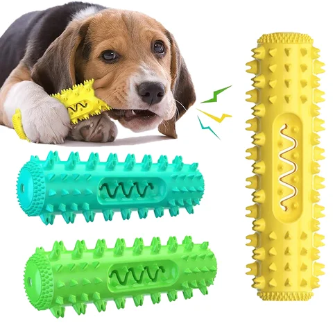 Vet-Approved Dental Chew Stick - 3-in-1 Cooling Toothbrush Toy for Small/Medium Dogs, Summer Teeth Cleaning & Gum Massage