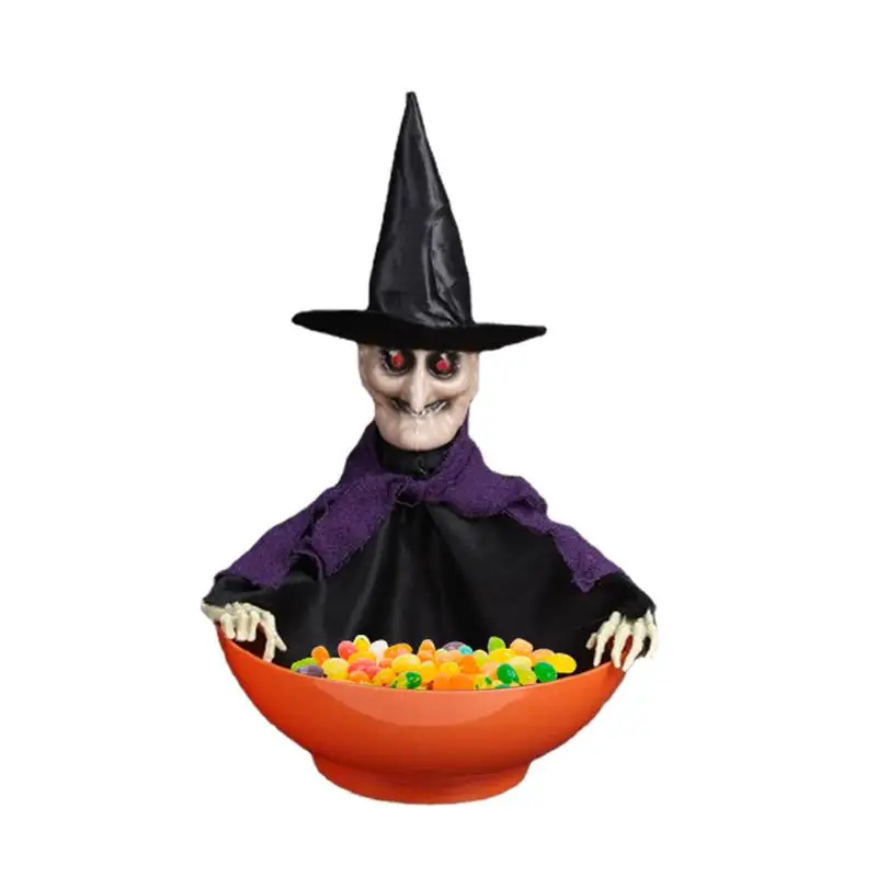 Animated Witch Candy Holder Screaming Candy Bowl Halloween Animated Witch Candy Bowl with Light and Moving Top for Haunted House
Animated Witch Candy Holder Screaming Candy Bowl Halloween Animated Witch Candy Bowl with Light and Moving Top for Haunted House