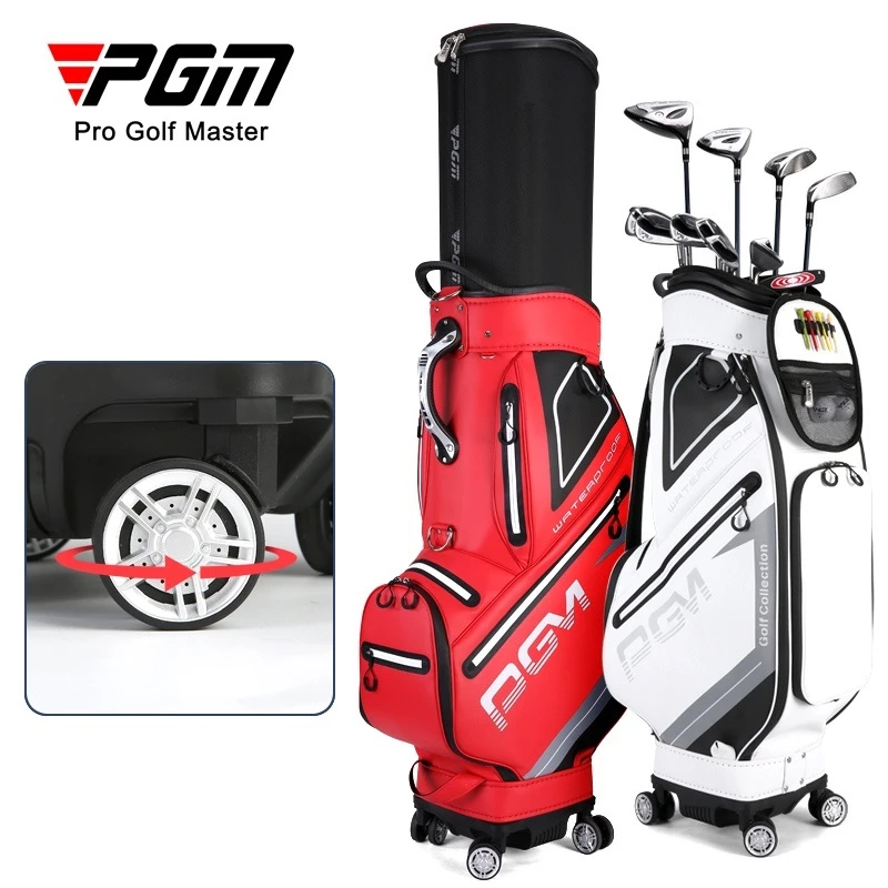 PGM Golf Bag for Men Thicken 5 Way Divider Waterproof Retractable Golf Travel Bag with 4 Way Wheels and Brake System QB098
PGM Golf Bag for Men Thicken 5 Way Divider Waterproof Retractable Golf Travel Bag with 4 Way Wheels and Brake System QB098