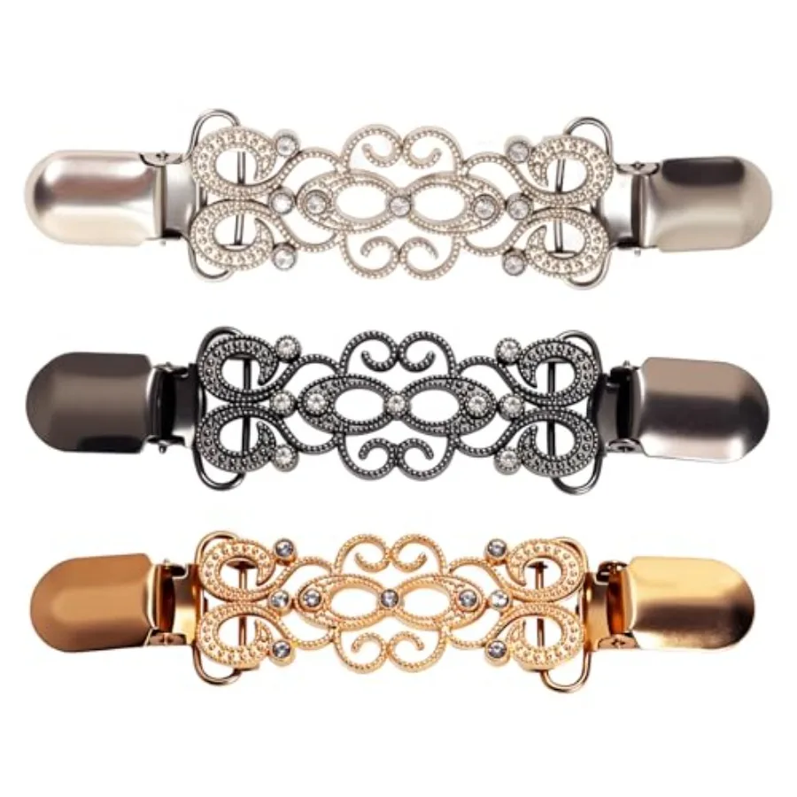 3 Pcs Cinch Vintage Sweater Dress Shawl Cardigan Collar Clip, Retro Waist Cincher Shirt Back Cinch Clothing Clip to Tighten Dre
3 Pcs Cinch Vintage Sweater Dress Shawl Cardigan Collar Clip, Retro Waist Cincher Shirt Back Cinch Clothing Clip to Tighten Dre