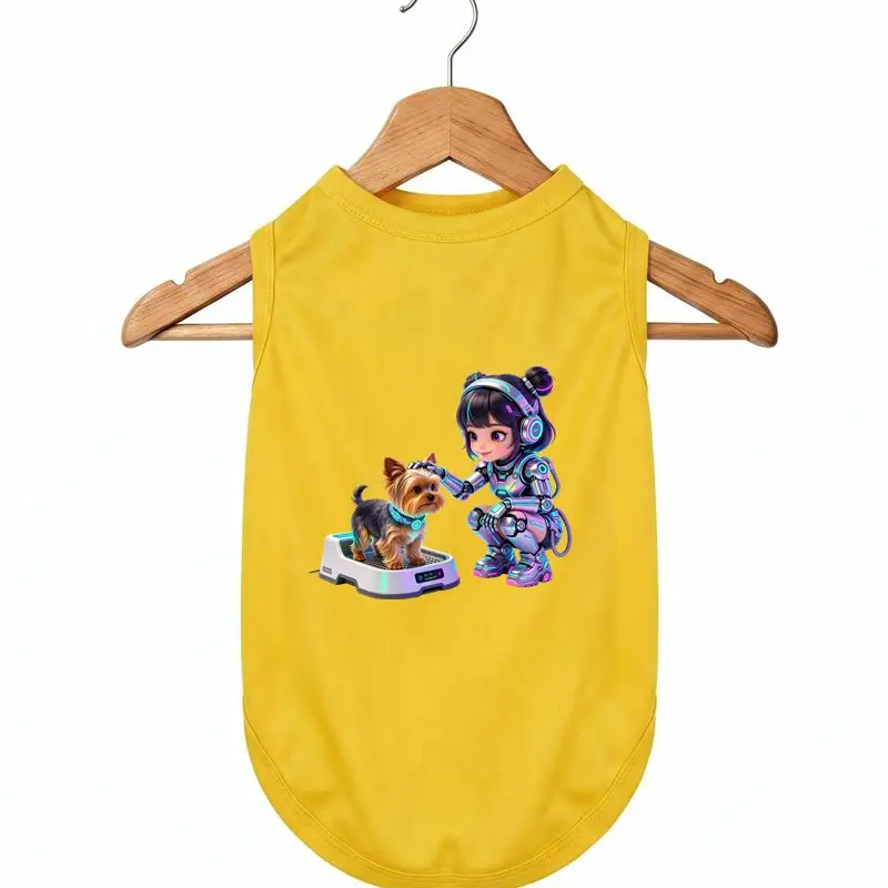 Cute Robot Dog Summer Vest - Pet Puppy Clothing Apparel
Cute Robot Dog Summer Vest - Pet Puppy Clothing Apparel