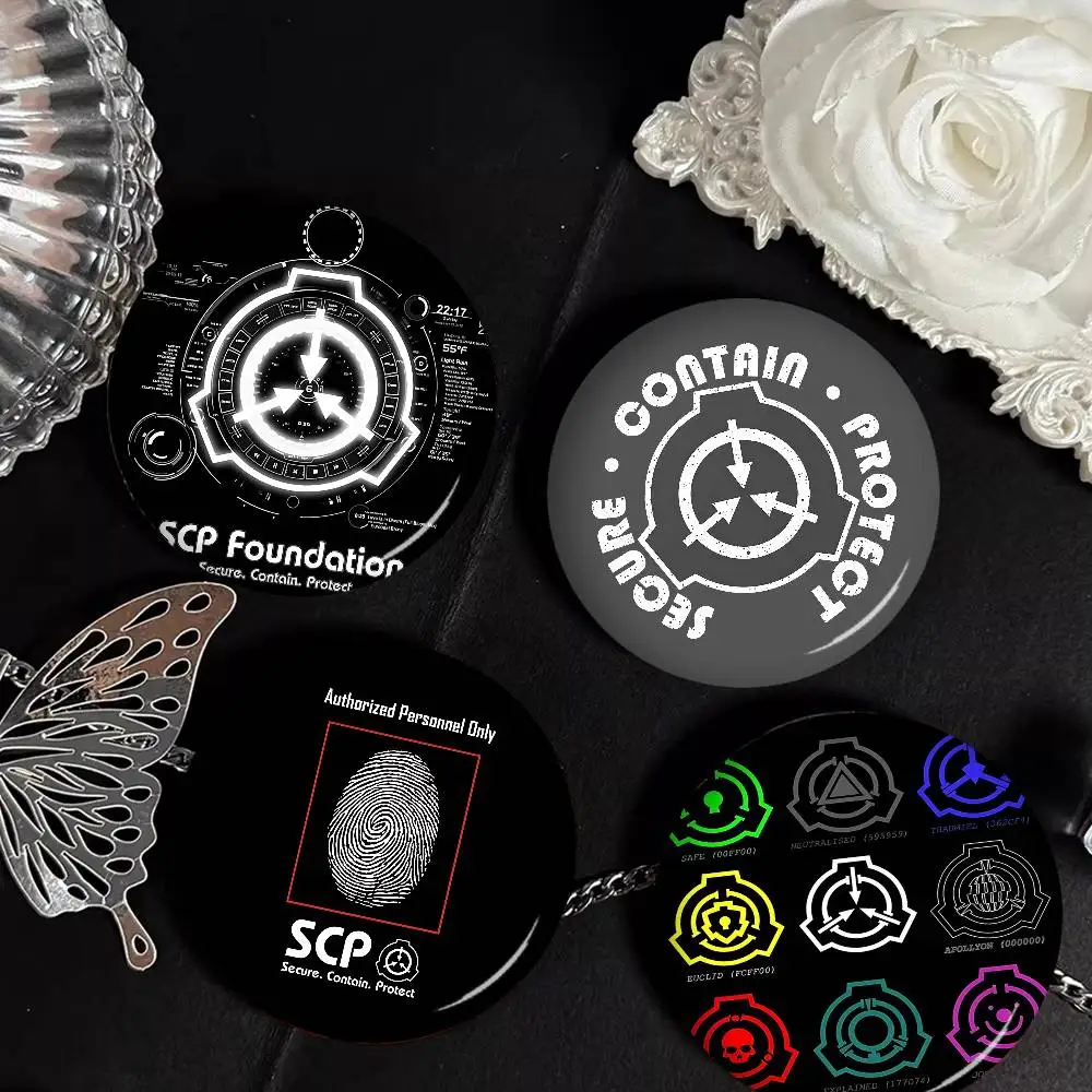 Sci Fi SCP Foundation Game 32/44/58mm Handmade Pin Round Funny Snap-in Brooches For Backpack Cothes Accessories Badge
Sci Fi SCP Foundation Game 32/44/58mm Handmade Pin Round Funny Snap-in Brooches For Backpack Cothes Accessories Badge