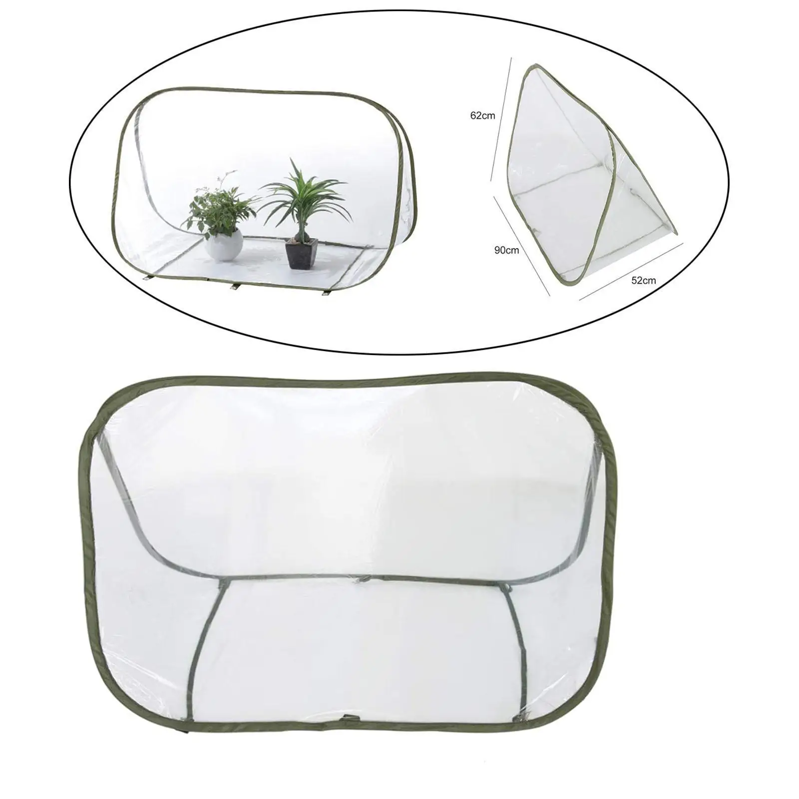 Mini Greenhouse Transparent Portable Waterproof Cover Cold Frost Protector for Balconies Roofs Yard Garden Greenhouse
Mini Greenhouse Transparent Portable Waterproof Cover Cold Frost Protector for Balconies Roofs Yard Garden Greenhouse