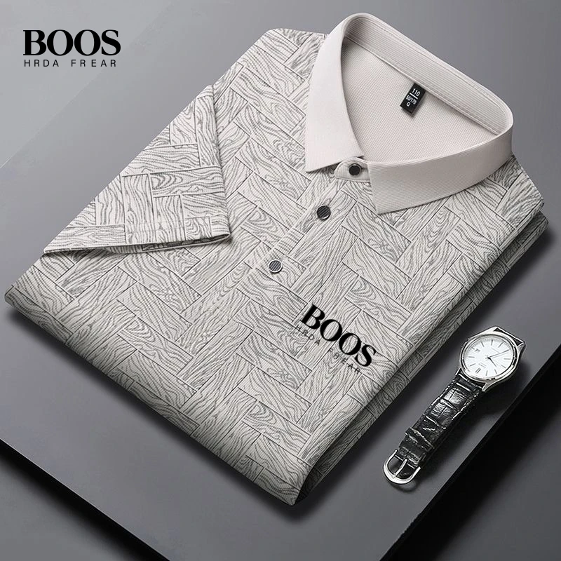 New Summer Embroidered Logo Men's Short Sleeve Polo Shirt - Fashionable Comfortable Casual Sports Top
New Summer Embroidered Logo Men's Short Sleeve Polo Shirt - Fashionable Comfortable Casual Sports Top