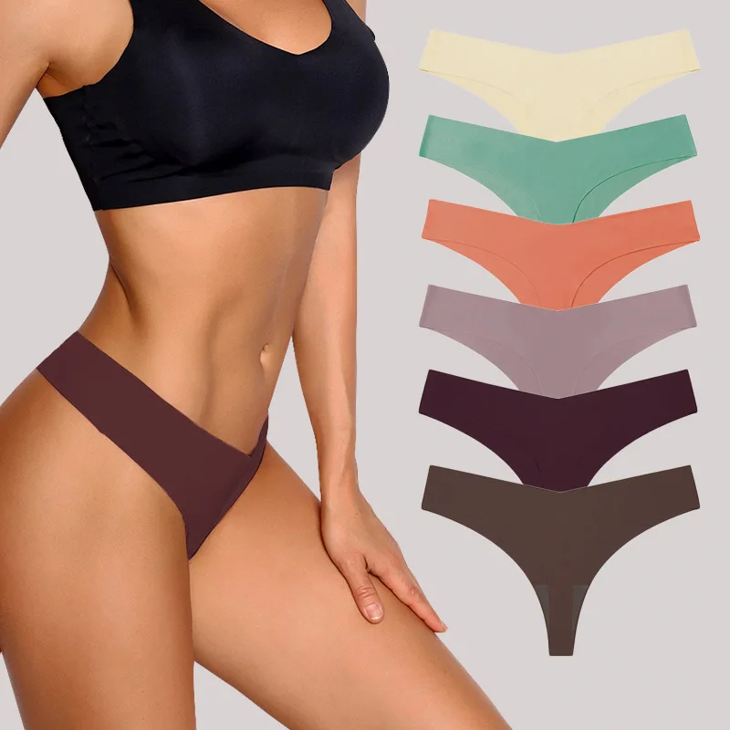Seamless Ice Silk Lingerie Sexy T-pants Sports Yoga Briefs Low-Rise Women's Underwear G-String T-back Ladies Panties Intimates
Seamless Ice Silk Lingerie Sexy T-pants Sports Yoga Briefs Low-Rise Women's Underwear G-String T-back Ladies Panties Intimates