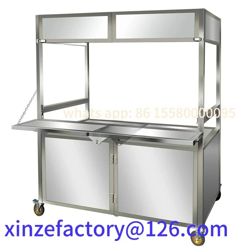 Customizable folding stall trolley snack mobile dining car night market Oden cooking mobile stall
Customizable folding stall trolley snack mobile dining car night market Oden cooking mobile stall