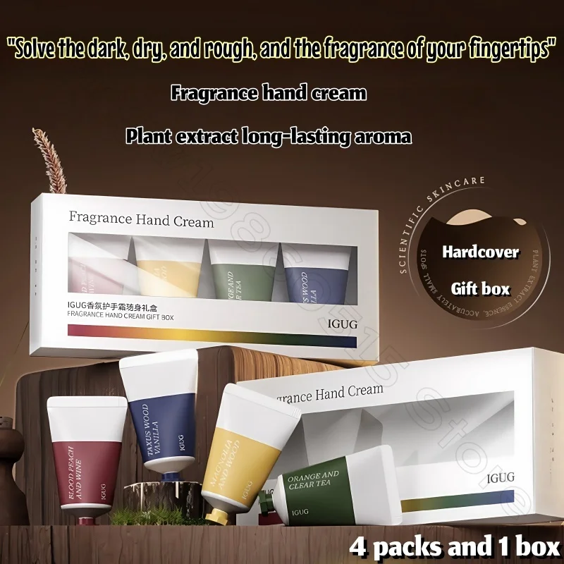 Plant Fragrance Hand Cream Gift Box Deep Moisturizing To Prevent Dryness and Cracking Effectively Protect Hands Hand Cream
Plant Fragrance Hand Cream Gift Box Deep Moisturizing To Prevent Dryness and Cracking Effectively Protect Hands Hand Cream