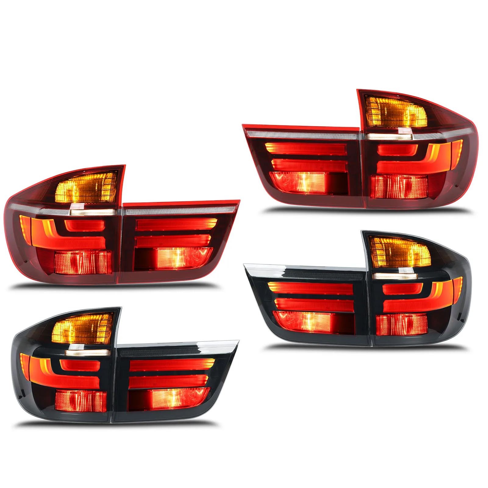 LCI LED Tail Lights Rear Brake Turn Signal Running Reverse Fog Lamp Fit for BMW X5 E70 X5M 2007 to 2013 LED Tail Brake Light
LCI LED Tail Lights Rear Brake Turn Signal Running Reverse Fog Lamp Fit for BMW X5 E70 X5M 2007 to 2013 LED Tail Brake Light