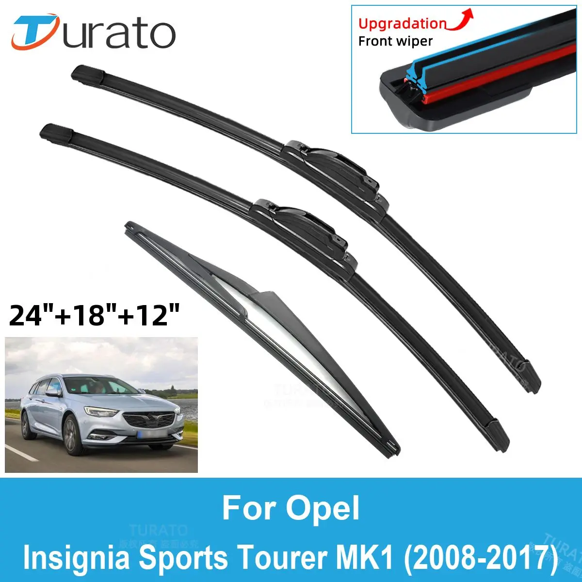 3PCS Car Wiper Blades for 2008-2017 Opel Insignia Sports Tourer MK1 Rear Windshield Wipers Double Rubber Car Accessories 2017
3PCS Car Wiper Blades for 2008-2017 Opel Insignia Sports Tourer MK1 Rear Windshield Wipers Double Rubber Car Accessories 2017