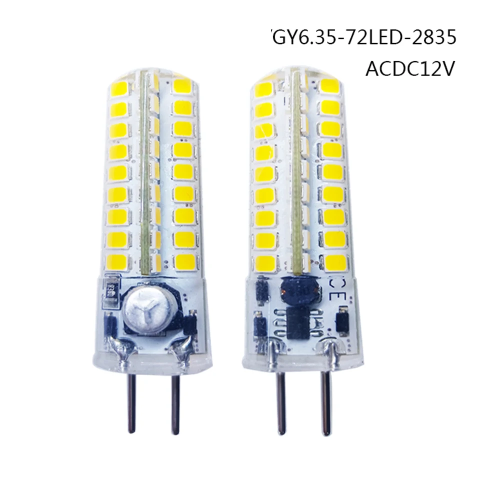 Светодиодсветодиодный лампа-кукуруза GY6.35 G5.3 G4 5 Вт 72SMD 2835, светодиодная силиконовая кристаллическая лампа переменного тока/12 В постоянного тока, белая и теплая белая
Светодиодсветодиодный лампа-кукуруза GY6.35 G5.3 G4 5 Вт 72SMD 2835, светодиодная силиконовая кристаллическая лампа переменного тока/12 В постоянного тока, белая и теплая белая