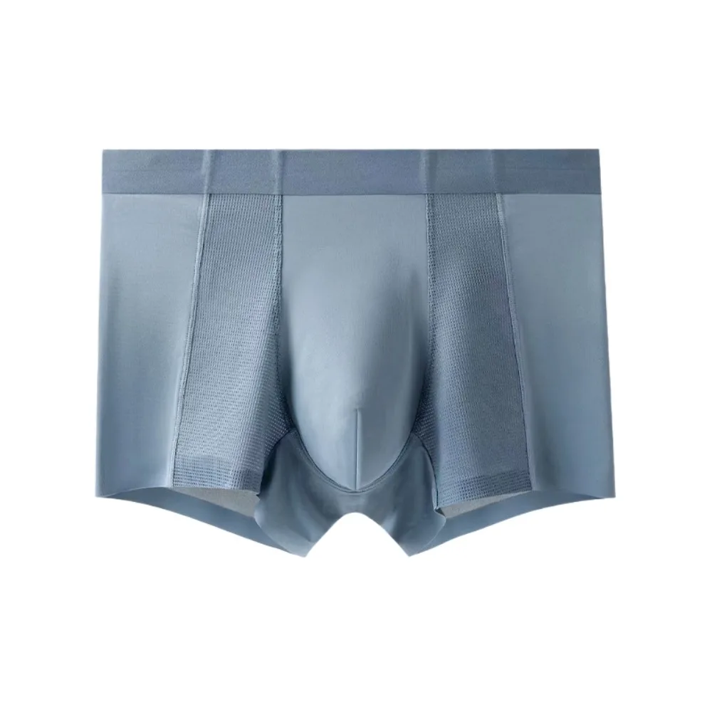 Comfortable Thin Men Silk Boxer Briefs Mesh Mid Waist Ice Silk Boxers Underpants Seamless Underwear for Men Gifts
Comfortable Thin Men Silk Boxer Briefs Mesh Mid Waist Ice Silk Boxers Underpants Seamless Underwear for Men Gifts