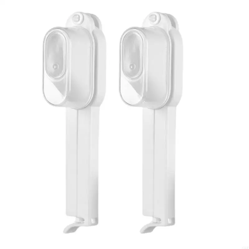 2pcs Plastic Bag Sealers with Pour Spout Moisture proof Milk Powder Snacks Sealing Clips Practical Kitchen Accessories
2pcs Plastic Bag Sealers with Pour Spout Moisture proof Milk Powder Snacks Sealing Clips Practical Kitchen Accessories