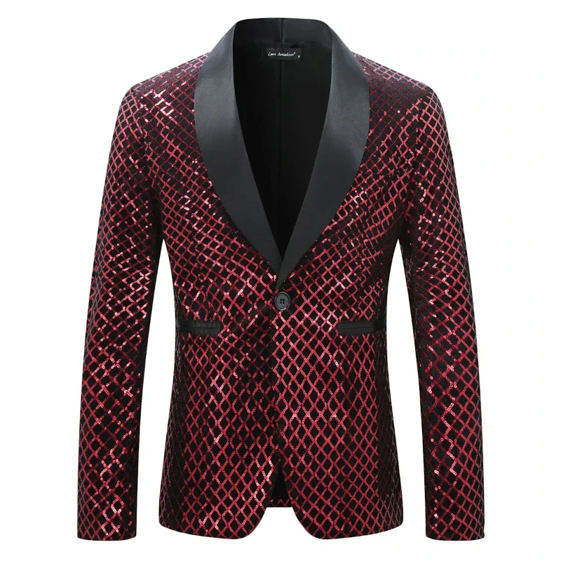 2025 Autumn New Fashionable Diamond Bead Blazer Men, Multi Colored Disco Stage Performance Party Sequin Terno Jacket, Eur Size
2025 Autumn New Fashionable Diamond Bead Blazer Men, Multi Colored Disco Stage Performance Party Sequin Terno Jacket, Eur Size