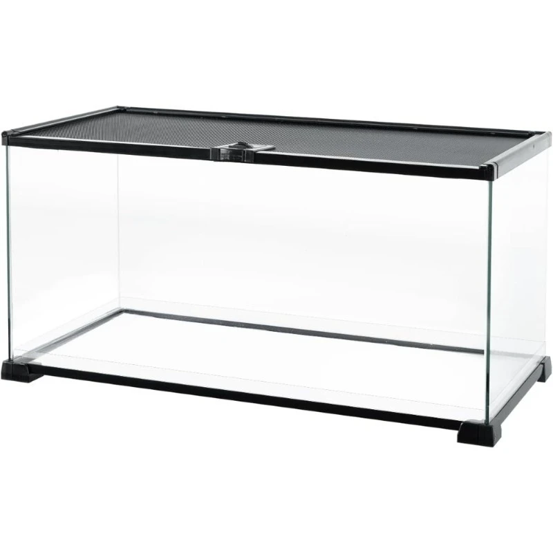 Full Glass 15 Gallon Reptile Tank Terrarium 24x12x12 for Gecko Snake Hermit Crab Top Screen Ventilation Feeding
Full Glass 15 Gallon Reptile Tank Terrarium 24x12x12 for Gecko Snake Hermit Crab Top Screen Ventilation Feeding