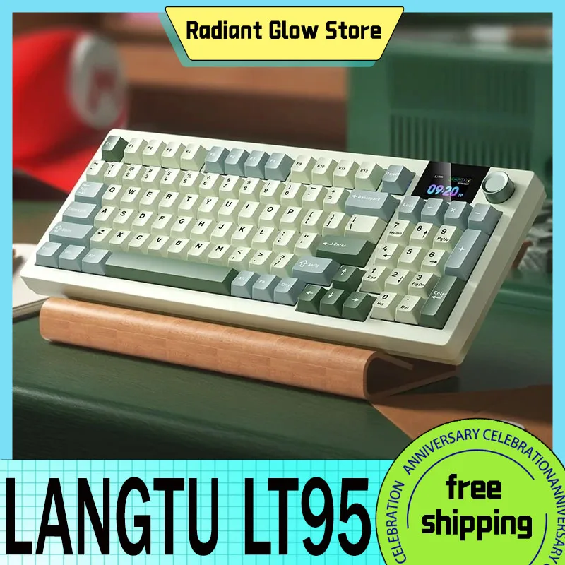 LANGTU LT95 Keyboard Wireless Bluetooth Gasket Hotswapp DIY UI Screen RGB Customized Gaming Mechanical Keyboard PC Accessory
LANGTU LT95 Keyboard Wireless Bluetooth Gasket Hotswapp DIY UI Screen RGB Customized Gaming Mechanical Keyboard PC Accessory