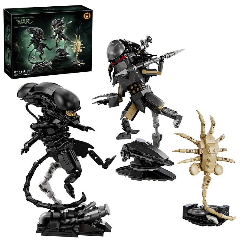 936PCS Alien Figures Monster Building Blocks Kit Horror Movie Mecha Beast Assemble Bricks Toys for Adults Birthday Gift
936PCS Alien Figures Monster Building Blocks Kit Horror Movie Mecha Beast Assemble Bricks Toys for Adults Birthday Gift