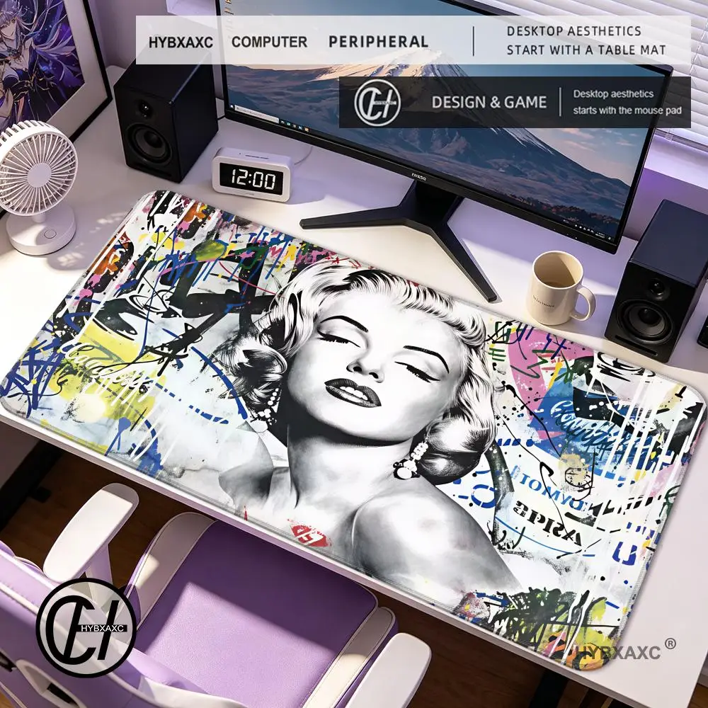 HYBXAXC M-arilyn M-onroes Sexy Girl Girl Pad Gamer Play Mats Mousepad Size For Large Edge Locking Game Keyboard Pad
HYBXAXC M-arilyn M-onroes Sexy Girl Girl Pad Gamer Play Mats Mousepad Size For Large Edge Locking Game Keyboard Pad
