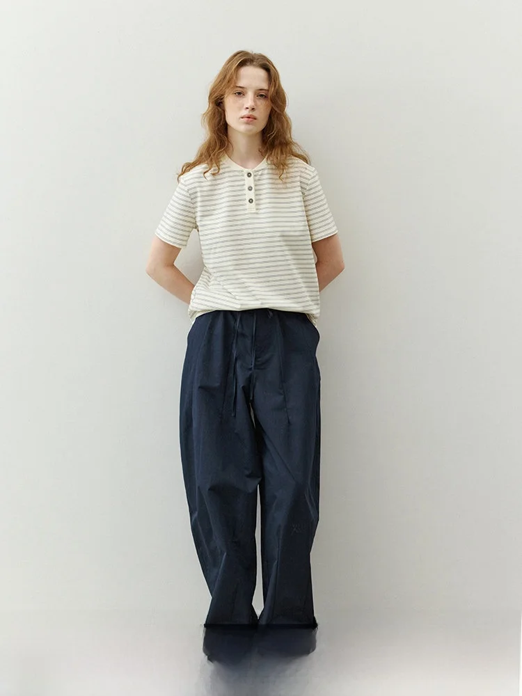 ZhiZhou Lound Color Block Stripe Simple Versatile round Neck T-Shirt Summer New Style Half Buttoned Daily Commute Top Women's...
ZhiZhou Lound Color Block Stripe Simple Versatile round Neck T-Shirt Summer New Style Half Buttoned Daily Commute Top Women's...