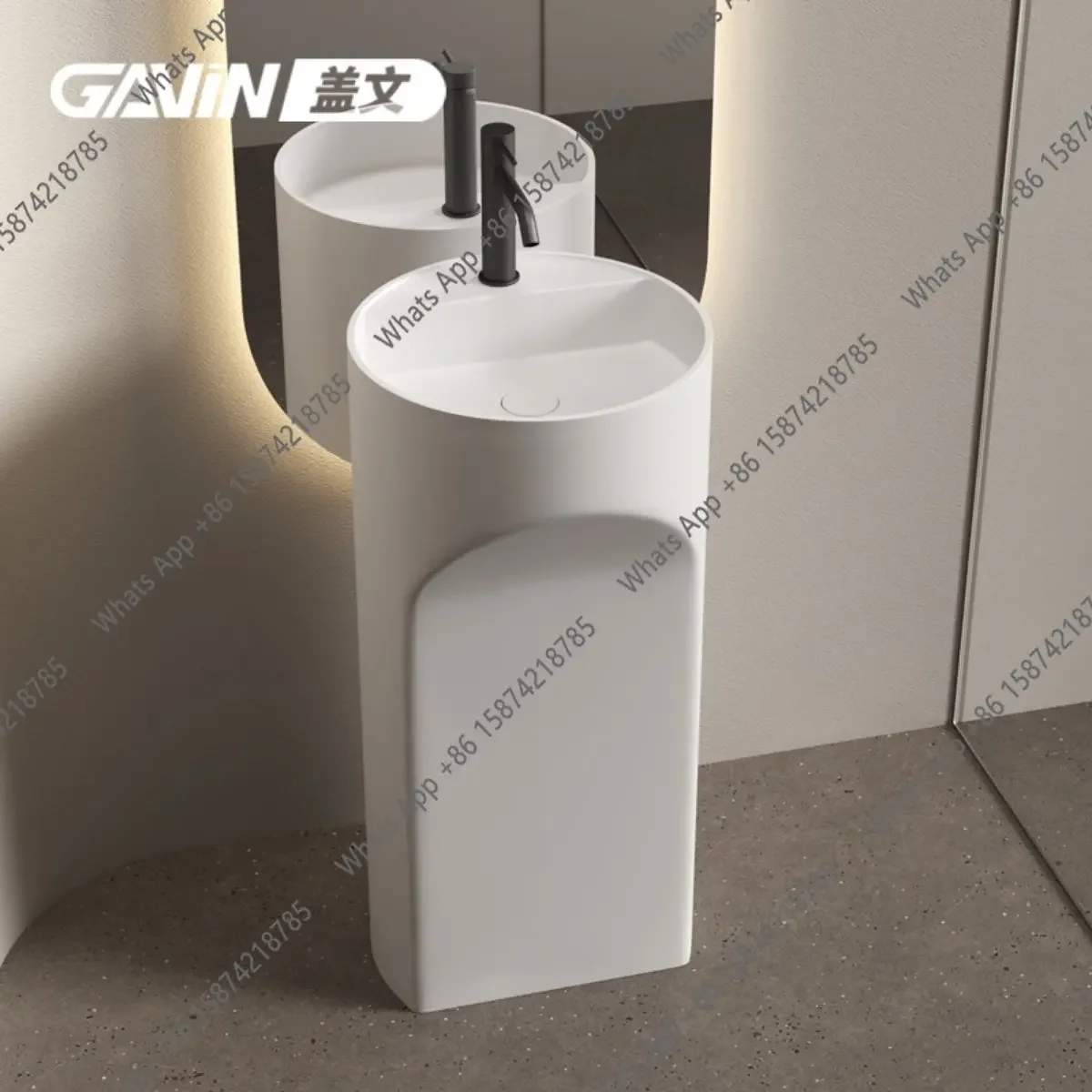 Интегрированная напольная раковина из искусственного камня X для отелей и гостиниц, круглая колонная раковина для ванной комнаты
Интегрированная напольная раковина из искусственного камня X для отелей и гостиниц, круглая колонная раковина для ванной комнаты