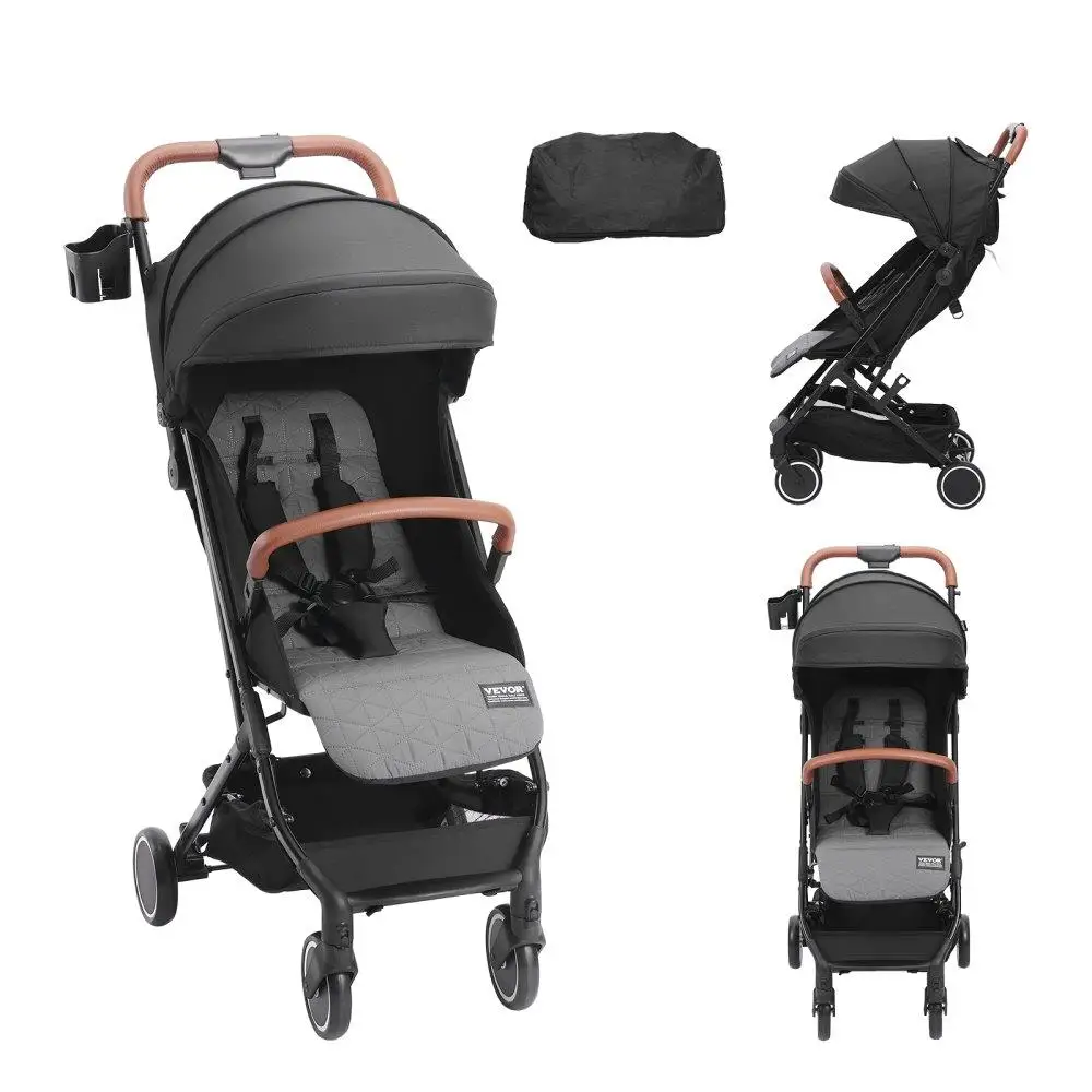 Adjustable Backrest Toddler Stroller with One-Click Folding Cup Holder Carry Bag for Moms
Adjustable Backrest Toddler Stroller with One-Click Folding Cup Holder Carry Bag for Moms