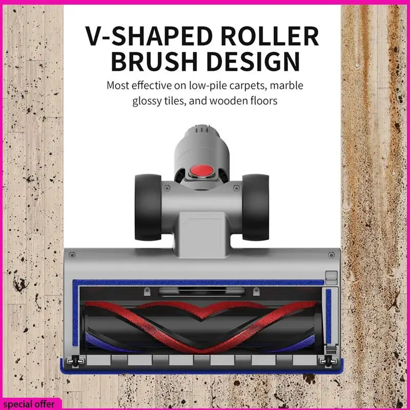 A65Z Hard Floor Attachment Cleaner Electric Brush Head For Dyson V7 V8 V10 V11 V15 With LED Light
A65Z Hard Floor Attachment Cleaner Electric Brush Head For Dyson V7 V8 V10 V11 V15 With LED Light