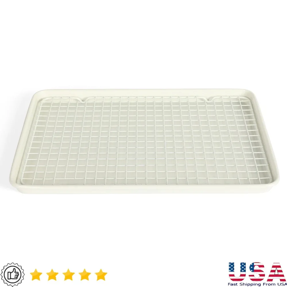 Premium Carbon Steel Baking Cooling Rack Nonstick Large Grid for Cookies Cakes Kitchen
Premium Carbon Steel Baking Cooling Rack Nonstick Large Grid for Cookies Cakes Kitchen