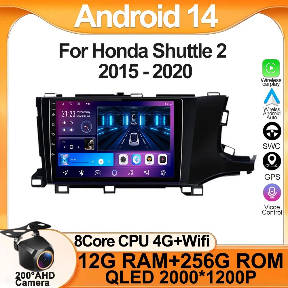 For Honda Shuttle 2 2015 - 2020 Car Radio Player Car Carplay Screen Autoradio Mirror Link Car Intelligent Systems Touch Screen
For Honda Shuttle 2 2015 - 2020 Car Radio Player Car Carplay Screen Autoradio Mirror Link Car Intelligent Systems Touch Screen