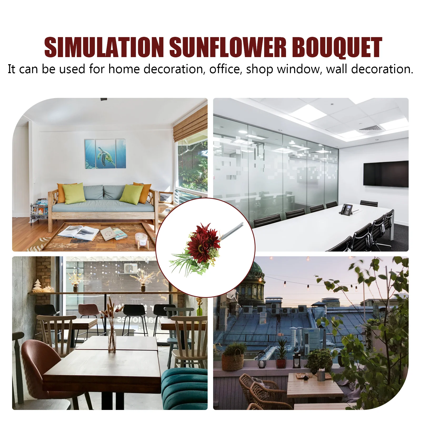 Artificial Bouquet Flowers for Decoration Fake Floral Decorative Outdoor Imitation
Artificial Bouquet Flowers for Decoration Fake Floral Decorative Outdoor Imitation