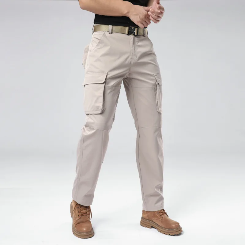 2025 New Fashion Men's Casual Trendy Solid Color Multi Pocket Straight Elastic Loose Jogger Trousers Male Cargo Pants Clothes
2025 New Fashion Men's Casual Trendy Solid Color Multi Pocket Straight Elastic Loose Jogger Trousers Male Cargo Pants Clothes
