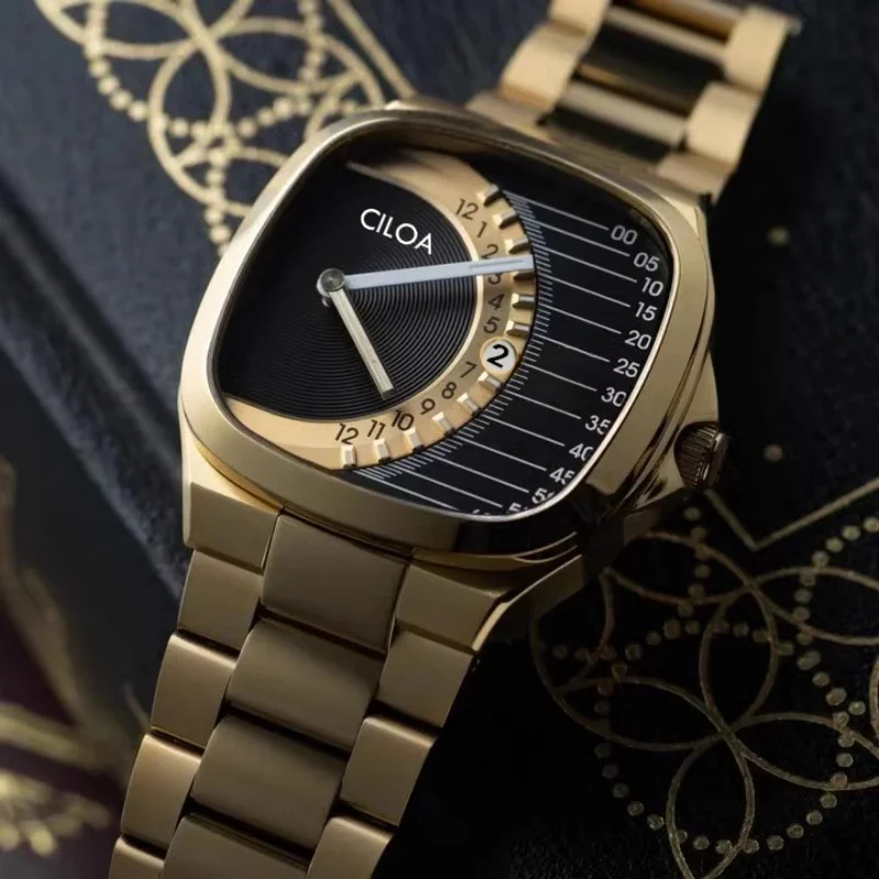 CILOA retro square watch men's light luxury gift 2025 new stainless steel strap gold waterproof quartz watch brand authentic
CILOA retro square watch men's light luxury gift 2025 new stainless steel strap gold waterproof quartz watch brand authentic