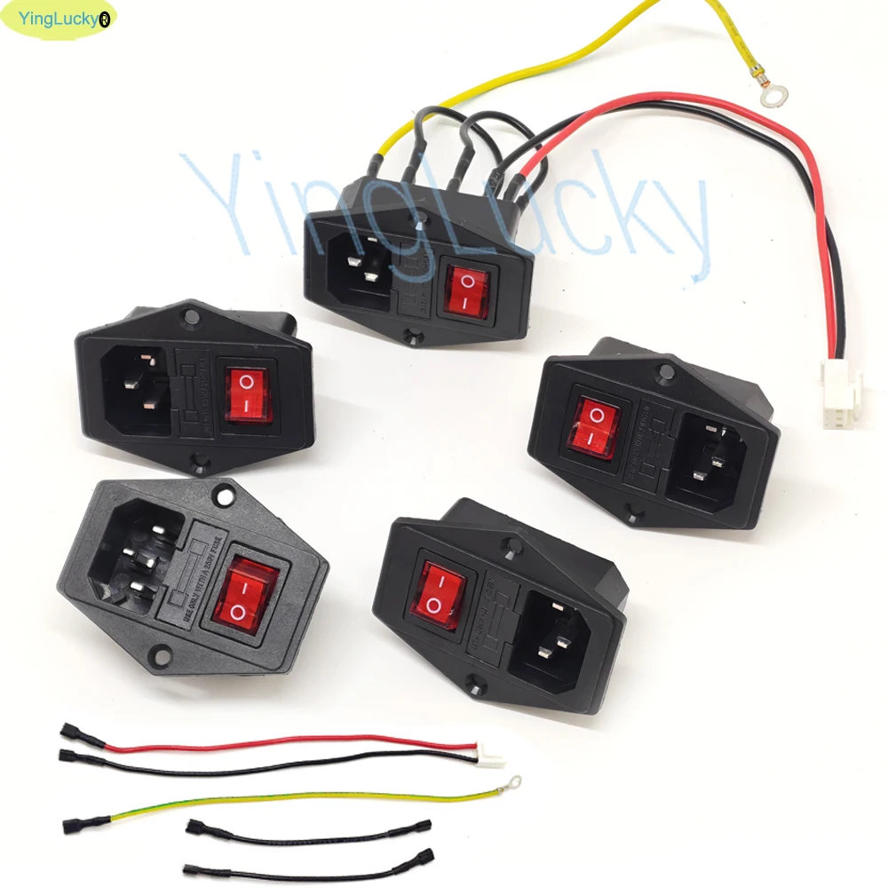 JAMMA Switched Power Socket Connector AC 250V 10A Fuse IO Switch Plug Coin Pusher Pinball Arcade Claw Crane Vending Machine
JAMMA Switched Power Socket Connector AC 250V 10A Fuse IO Switch Plug Coin Pusher Pinball Arcade Claw Crane Vending Machine