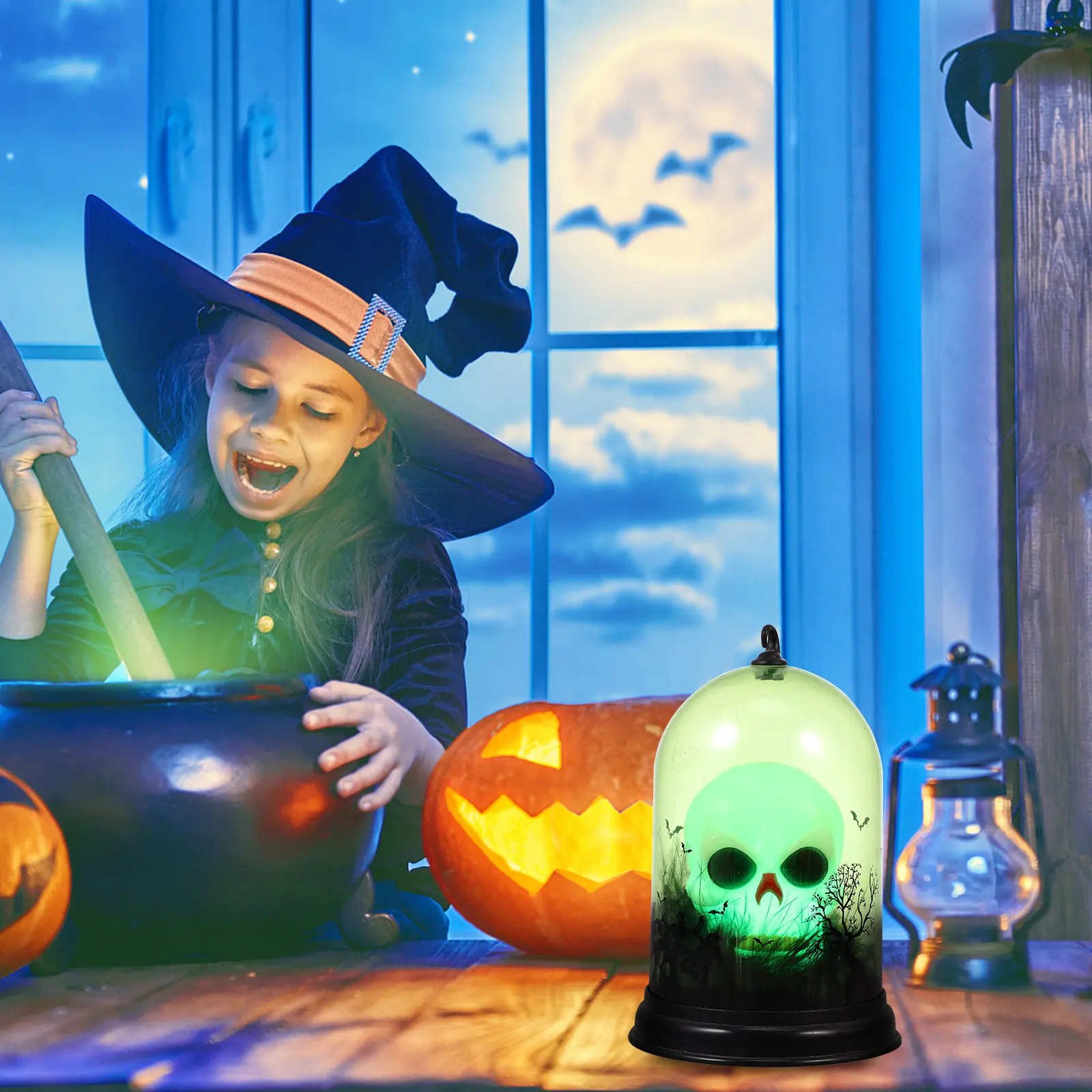 Halloween Skull LED Lamp ABS Decor Lantern Festive Atmosphere Party Supplies Outdoor Lighting Halloween LED
Halloween Skull LED Lamp ABS Decor Lantern Festive Atmosphere Party Supplies Outdoor Lighting Halloween LED