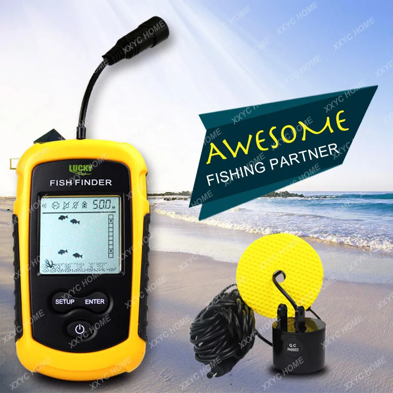 Wired fish finder Sonar fish finder English HD underwater muddy water intelligent fishing device
Wired fish finder Sonar fish finder English HD underwater muddy water intelligent fishing device