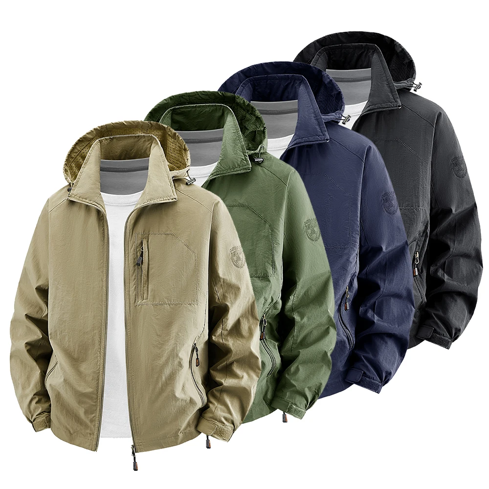 Camping Hiking Jacket Men Spring Autumn Outdoor Sports Breathable Coats Climbing Trekking Windbreaker Travel windproof Jacket
Camping Hiking Jacket Men Spring Autumn Outdoor Sports Breathable Coats Climbing Trekking Windbreaker Travel windproof Jacket