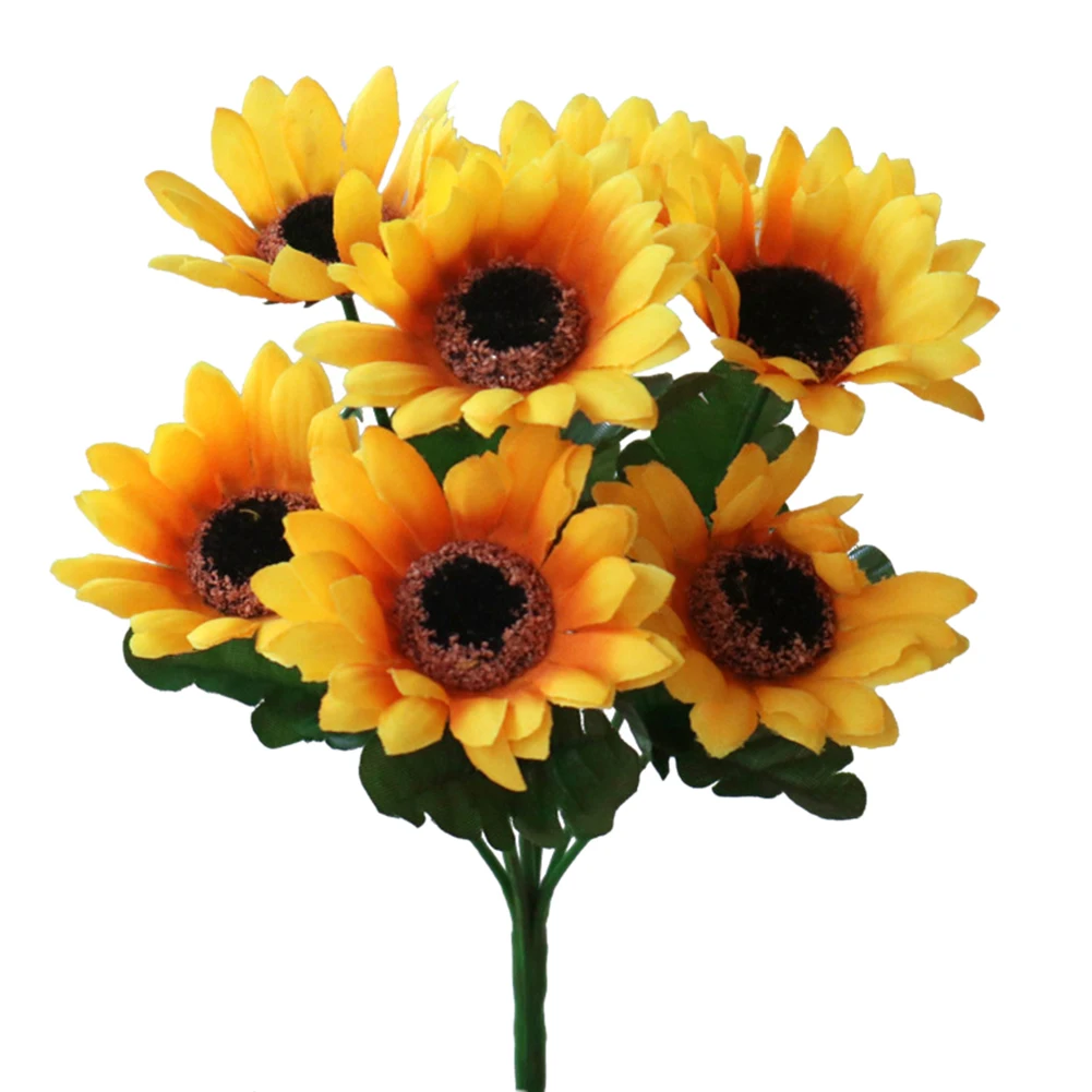 Simulation sunflower big sun flower fake flower floor display flower living room high branch pastoral decoration props wedding
Simulation sunflower big sun flower fake flower floor display flower living room high branch pastoral decoration props wedding