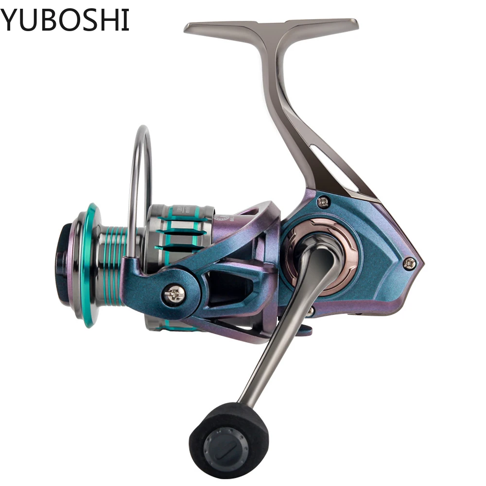 New Aluminum Alloy Body 5.2:1 Gear Ratio Spinning Fishing Reel Lightweight 3+1BB Super Strong Fishing Wheel
New Aluminum Alloy Body 5.2:1 Gear Ratio Spinning Fishing Reel Lightweight 3+1BB Super Strong Fishing Wheel