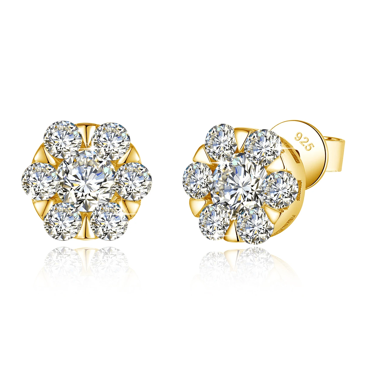 Moissanite Earrings With Certificate 0.3Ct Diamond Women18K Gold 925 Sterling Silver Fine Jewelry Engagement Cocktail Party
Moissanite Earrings With Certificate 0.3Ct Diamond Women18K Gold 925 Sterling Silver Fine Jewelry Engagement Cocktail Party