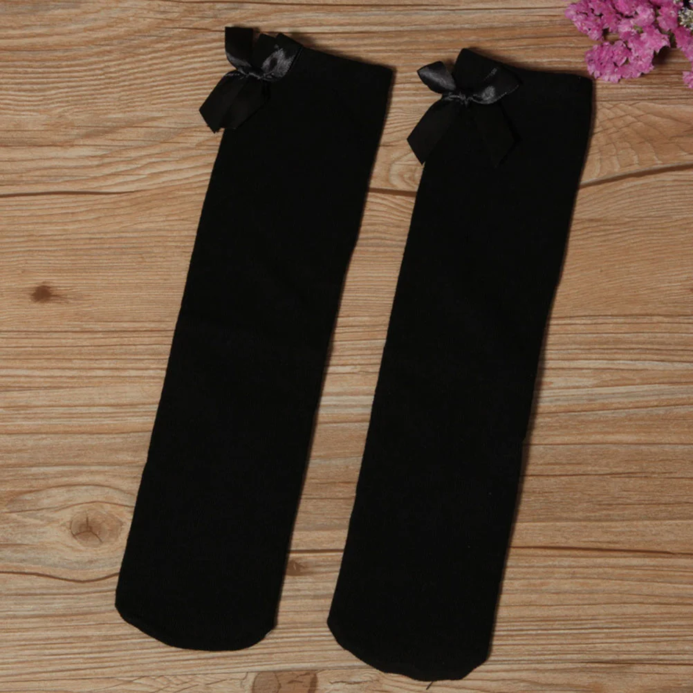 Girls Over Knee Socks Bow Striped Stockings 1-8 Year-Old Kids Black Thick Warm Comfortable Super Feel Skin High Socks
Girls Over Knee Socks Bow Striped Stockings 1-8 Year-Old Kids Black Thick Warm Comfortable Super Feel Skin High Socks
